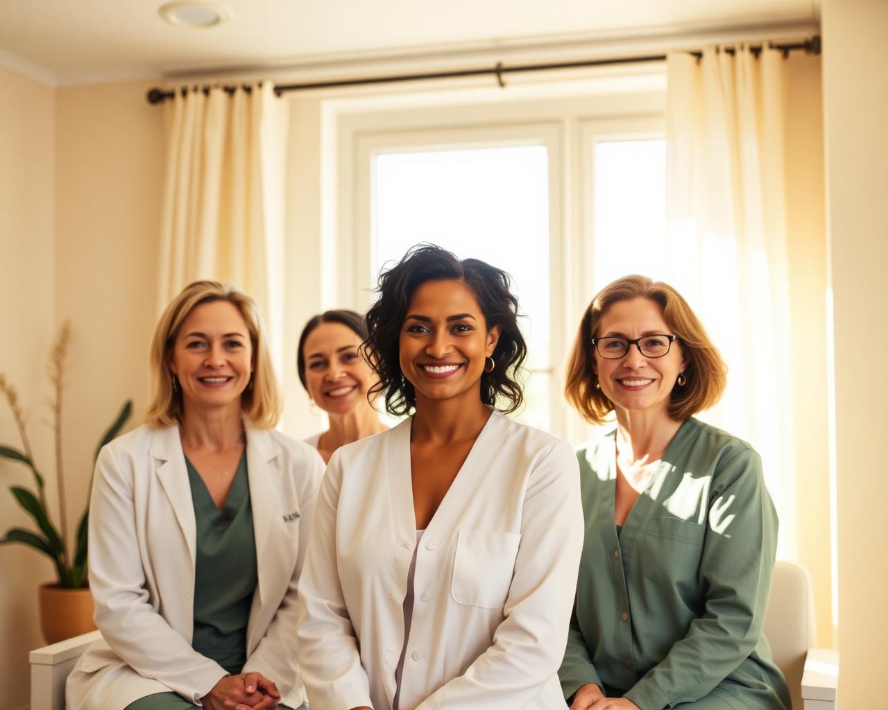 The Conners Clinic team in the consultation room